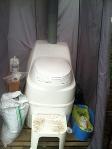 Our composting toilet.